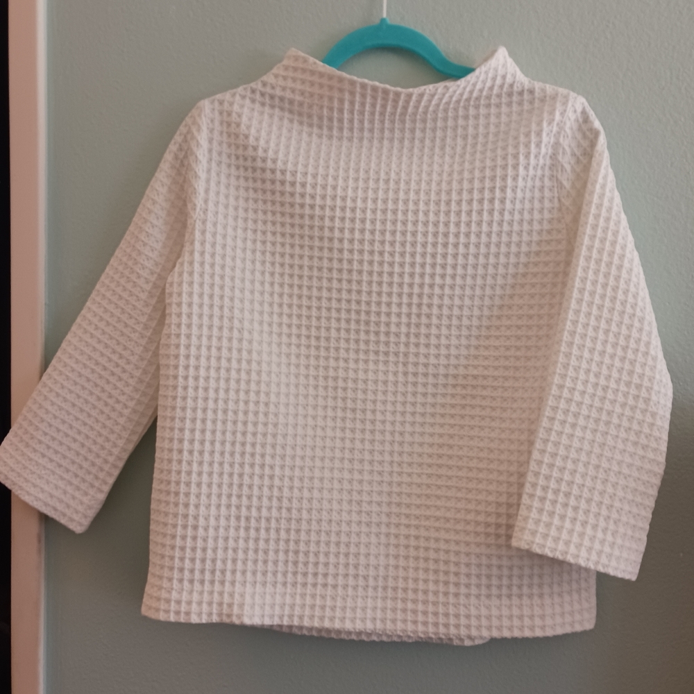 White Long Sleeve Top from OPUS | Size 36